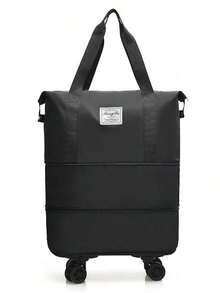 Large Wheeled Travel Luggage Bag, Expandable And Foldable, Detachable Wheels, Carry-On Travel Bag - A - View 12