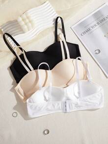 Strapless Non-Slip Camisole Bra For Girls, Detachable Strap, Versatile, Suitable For Students & Teenagers Fall Winter - Multicolor - View 6
