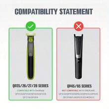 Alternative Blades Compatible With Electric Beard Trimmer Models Qp2520/Qp2530/Qp2620/Qp2630 - New Upgraded Blade Replacing - View 3