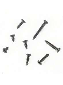 560PCS Assorted Sizes Black Self Tapping Screws Set Steel Wood Repair Electronics Assembly With Portable Storage Case Home Improvement DIY Handyman Gift Men Dad Father Day Christmas Housewarming Must Haves - Black - View 9