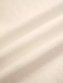 LOONEY TUNES X SHEIN 大尺碼女款字母卡通兔子印花短袖休閒T恤 - 白色 - 查看 4