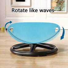 1pc Human-Shaped Rotating Sensory Integration Chair, Oval Shell Design - European Rotating Sensory Integration Chair - Non-Slip Metal Base, Durable Plastic Structure, Suitable For Training Centers, Sports Facilities, And Home Use - Enhance Balance - Multicolor - View 3