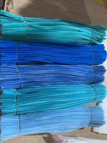 Set Akar Rambut Biru - 250/500, Akar Rambut Kasar, Cocok untuk Seni dan Kerajinan Tangan, Sempurna untuk Membuat Hewan, Bunga, dan Dekorasi Liburan. Akar Rambut Dapat Digunakan untuk Membuat Bunga, Perlengkapan Kerajinan, dan Aktivitas Proyek Seni Kreatif. - biru - View 5