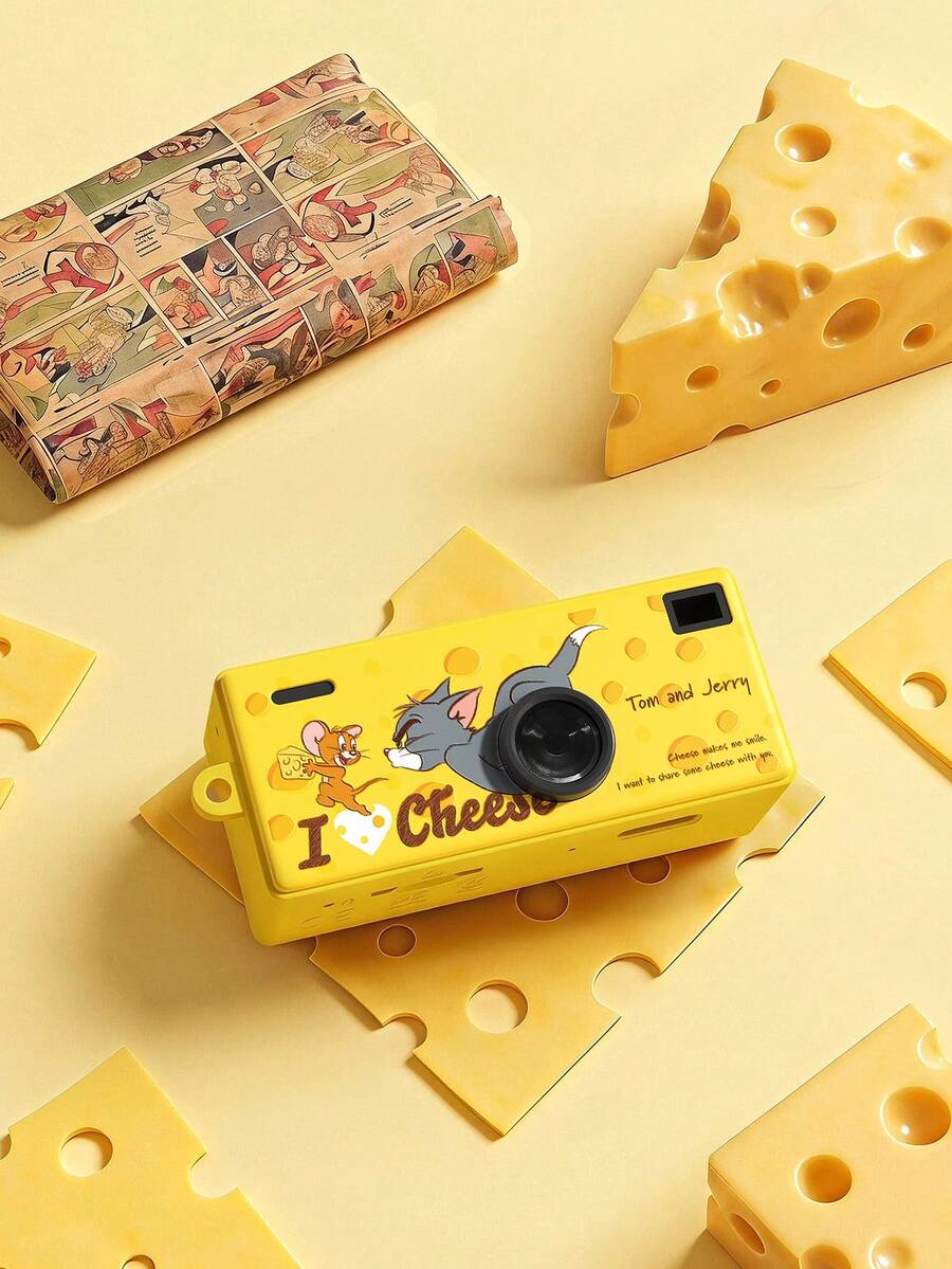 TOM & JERRY X Joivida Mini Keychain Camera, Thumb Carema, 1080 P FHD Mini Retro Digital Camera, Tiny Portable Small CCD Cameras, Vintage Compact Micro Cameras - View 1