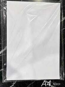 A4 Matte White Printable Vinyl Sticker Paper 50 Sheets, Waterproof Quick Dry Adhesive Label Sheet For Inkjet & Laser Printer, Compatible With Cutting Machine - White - View 7