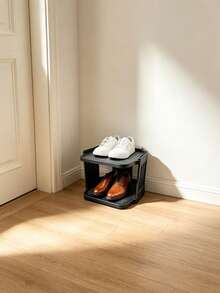 Foldable Integrated Shoe Rack Space Saving Shoe Storage Organizer For Dorm Household Shoe Arrangement Supplies - Multicolor - View 6