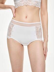 Bralution Women's Lace Ruffle Casual Everyday Triangle Panties 3pcs/Pack - Multicolor - View 7