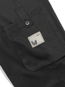 Manfinity Hypemode Men's Plus Size Casual Loose Cargo Pants - Black - View 6