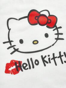 CovetEZ HELLO KITTY AND FRIENDS | SHEIN 女款休閒修身T恤，95%棉，女款夏季服飾 - 彩色 - 查看 5