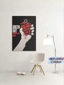 1PC UNFRAMED PUNK ROCK ALBUM COVER POSTER Y2K BAND WALL ART BROKEN DREAMS AVENUE MUSIC ROOM DECOR HOME WALL HANGING GIFT FOR MEN WOMEN TEEN - No Frame - View 1