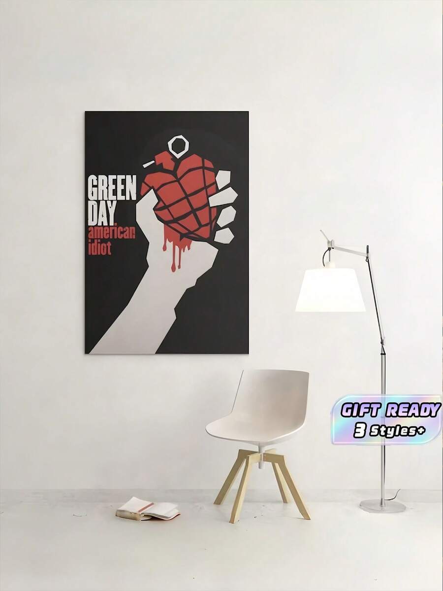 1PC UNFRAMED PUNK ROCK ALBUM COVER POSTER Y2K BAND WALL ART BROKEN DREAMS AVENUE MUSIC ROOM DECOR HOME WALL HANGING GIFT FOR MEN WOMEN TEEN - No Frame - View 1