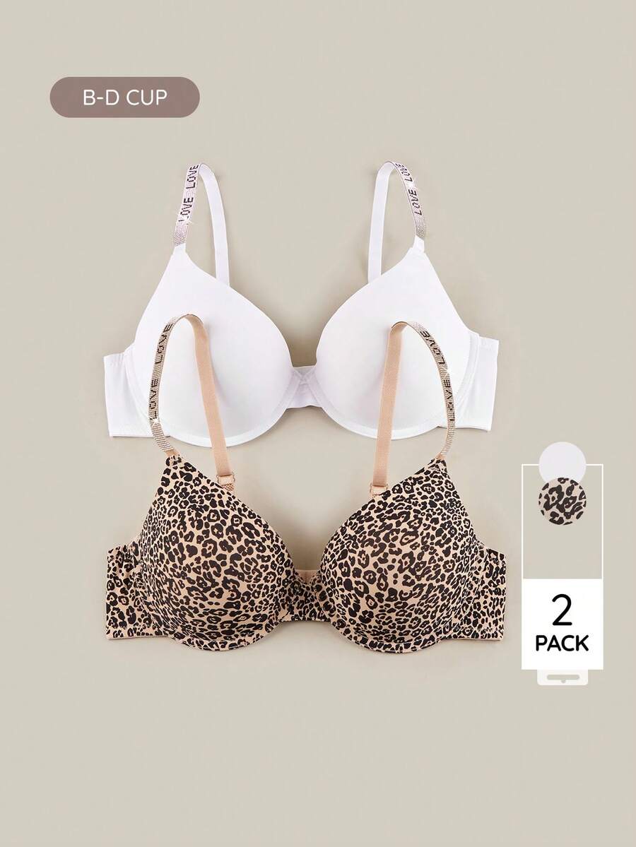 Bralution Women's Sexy Fashionable Comfortable Elegant Rhinestone Bra Versatile - Multicolor - View 1