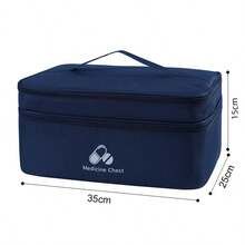 1pc Outdoor First Aid Kit, Large Capacity Household Medicine Box, Double-Layer Classified Storage Medicine Sorting Bag, Travel Portable Medicine Pack, Large/Medium/Small First Aid Kit, Outdoor First Aid Kit, Large Capacity Portable Household - multicolor - View 7