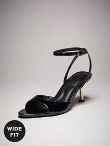 SHUZIA Women Wide Fit Sandals - Black - View 3