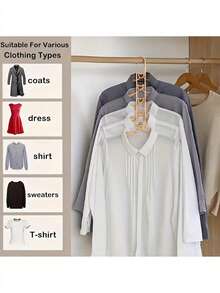 5-Tier Clothes Hanger Maximizes Your Closet Space With This Multilayer Folding Clothes Rack! Multifunctional Hanger, 5-Layer Metal Sponge Clothes Rack, Detachable, High-End Magic Non-Slip Multifunctional Storage Organizer Clothes Rack - Black - View 4
