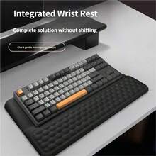 Mechanical Keyboard Wrist Rest/Pad, Integrated High-Quality Design, Memory Foam Mouse Wrist Support, Removable Wrist Pad To Relieve Wrist Pain, Suitable For Office Use, An Excellent Gift Choice. - Multicolor - View 7