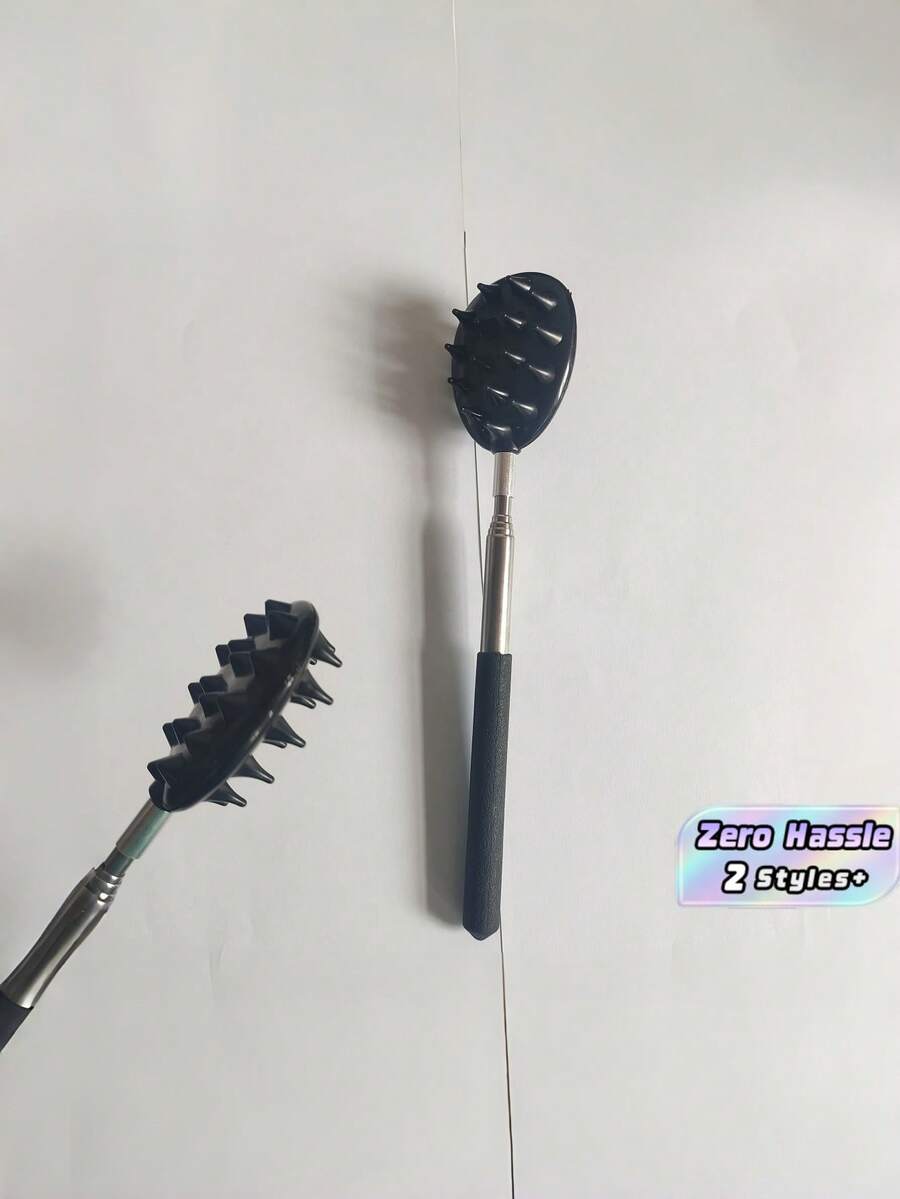 Retractable Massage Hammer & Back Scratcher, Adjustable Tapping Massager Stick, Multi-Function Health Care Tool, Portable Body Relaxation Device For Home Use - multicolor - View 1
