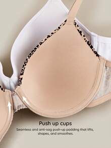 Bralution Women's Sexy Fashionable Comfortable Elegant Rhinestone Bra Versatile - Multicolor - View 4
