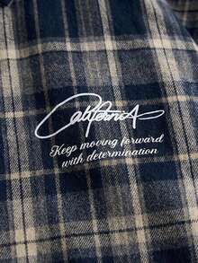 AXEPEAK Men's Plaid Patchwork 2 In 1 Shirt - Multicolor - View 6