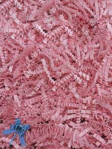 100g Gift Packaging Filler Paper Shreds, Suitable For Wedding, Valentine's Day, Halloween, Father's Day, Mother's Day Parties, Decoration, Crinkle Paper Shreds Raffia Fragile Gift Protection - Pink pleats - View 9