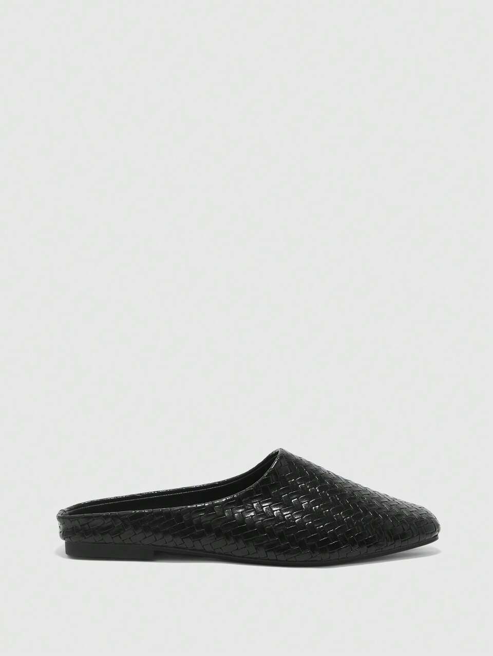 CUCCOO BIZCHIC New Black Square Toe Flat Bottom Fashionable Casual Comfortable Versatile Women's Flat Sole Shoes