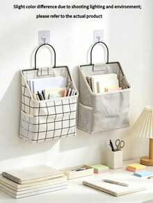 Tas Penyimpanan Gantung Portabel, Desain Multi-Lapisan untuk Menghemat Ruang, Mudah Disimpan. Organizer Saku Kain, Kantong Penyimpanan Gantung Dinding - MultiWarna - View 2