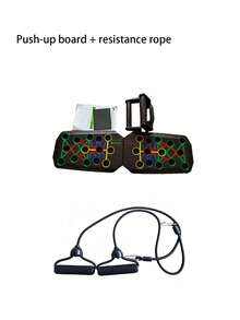 Multifunctional Push‑Up Board For Men And Women, For Chest, Shoulder, Back And Arm Training, Equipped With Non‑Slip Base, Suitable For Home Fitness, Effectively Improve Workout Effect - Multicolor - View 6