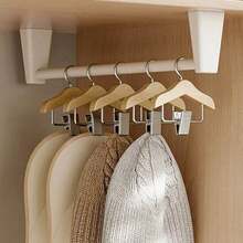 1pc Mini Wooden Hanger With Stainless Steel Clips - Pet Clothing & Accessory Hanger, Polished Surface, Space-Saving Design, Suitable For Hanging Small Items, Bathroom Storage Rack - Multicolor - View 12