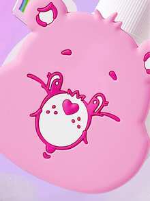 SHEIN X Care Bears 60ml/2oz 心形熊可補充噴霧瓶附吊飾鑰匙圈，便攜式酒精、香水與液體儲存瓶，適合旅行與日常攜帶 - 粉色 - 查看 4
