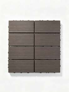 Splicing Splicing Terrazzo Floor Installation Courtyard Floor Anti-Outdoor Balcony Plastic Flooring Residential Courtyard - Coffee Brown - View 7
