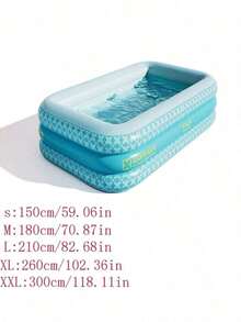 3-Layer Durable Inflatable Pool - Portable Summer Backyard, Garden, Camping Pool, Multiple Sizes, Suitable For Parties, Music Festivals, And Outdoor Entertainment, New Year-Halloween-Christmas Holiday Gifts - Antarctic Glacier Inflatable Swimming Pool - View 8