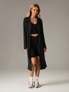 OutZeal Women Sun-Proof Jacket Daily Casual Long Length Extended Brim With Mask Outdoor Jacket Summer - Black - View 9