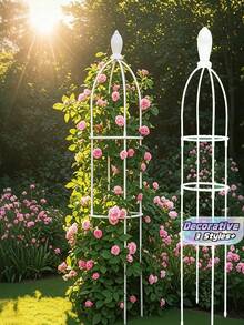 2/3/4layer Sturdy Multi-Tier Iron Trellis, Suitable For Climbing Roses, Clematis, Jasmine And Other Vines, Rust-Resistant Iron Trellis For Garden, Yard, Patio, Porch, Supporting Decorative Climbing Plants - Shelf - View 1
