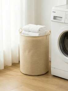 Large Capacity Foldable Laundry Basket - Sturdy Handle Design, Extra Large Portable Storage Box, Modern Storage Basket For Clothes, Bathroom And Bedroom - Multifunctional Home Storage Laundry Basket - Multicolor - View 7