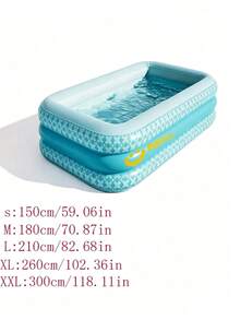 3-Layer Durable Inflatable Pool - Portable Summer Backyard, Garden, Camping Pool, Multiple Sizes, Suitable For Parties, Music Festivals, And Outdoor Entertainment, New Year-Halloween-Christmas Holiday Gifts - Antarctic Glacier Inflatable Swimming Pool - View 2
