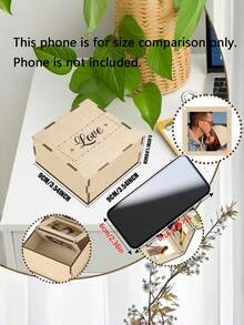 Wooden Foldable Multi Photo Frame Hinged Chain Design Desktop Tabletop Picture Display Stand Multi-Slots Family Memory Photo Holder Rustic Wood Frame Home Bedroom Decor Anniversary Gift - multicolor - View 4