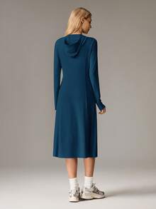 OutZeal Women Sun-Proof Jacket Daily Casual Long Length Extended Brim With Mask Outdoor Top - Navy Blue - View 6