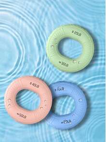 Grip Strength Ring - Dual Strength Professional Hand Strength Training Device - Arm Hand Strength And Hand Muscle Rehabilitation Training - Massage Silicone Grip Exerciser. - multicolor - View 6