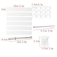 6pcs Adjustable Elastic Waist Cincher, Waist Extender Tool, Skirt Waist Shaper, Invisible Waist Tightener Strap For Jeans, Trousers, Skirts, Dresses - Multicolor - View 14