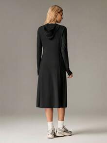 OutZeal Women Sun-Proof Jacket Daily Casual Long Length Extended Brim With Mask Outdoor Jacket Summer - Black - View 6