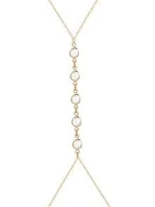 SpicyHot 1pc Women's Body Chain, Lingerie Decorative Chain, Dress Matching Body Chain - Gold - View 5