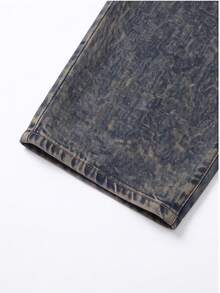 SHEIN ICON Plus Size Women's Button Casual Versatile Daily Wear Jeans - Dark Wash - View 4