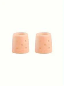 6/8/20pcs Silicone Toe Sleeves - Breathable Perforated Toe Caps For Running, Hiking, Skating And Dancing - Soft Elastic Hand-Washable Toe Covers, Nude Color, Finger/Toe Protectors, Toe Separators, Gifts For Parents - multicolor - View 5