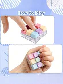 1 Buah Mainan Pereda Stres Keyboard 9-in-1, Gantungan Kunci Fidget Clicker dengan Tombol Tekan, Mainan Jari Sensorik Pereda Kecemasan untuk Kantor, Sekolah, Rumah, Gadget Dekompresi Portabel dalam Warna Macaron Morandi, Hadiah yang Bagus - MultiWarna - View 4