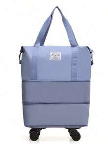 Large Wheeled Travel Luggage Bag, Expandable And Foldable, Detachable Wheels, Carry-On Travel Bag - A - View 13
