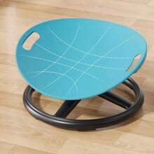 1pc Human-Shaped Rotating Sensory Integration Chair, Oval Shell Design - European Rotating Sensory Integration Chair - Non-Slip Metal Base, Durable Plastic Structure, Suitable For Training Centers, Sports Facilities, And Home Use - Enhance Balance - Multicolor - View 6