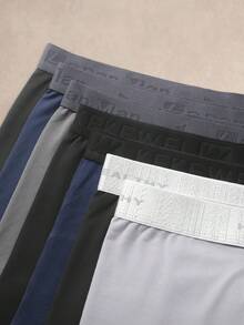 EverLounge 7pcs Men's Colorblock Casual Daily Boxer Briefs - Multicolor - View 3
