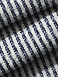 Livesso Tall Women's Striped Long Vacation Style Denim Skirt Fall - Light Wash - View 7