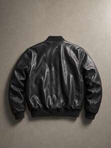 STEELVANCE Chaqueta versátil de moda de otoño para hombres - Negro - Ver 2