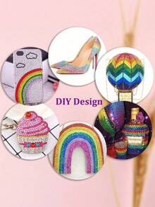 5000Pcs Bright Jelly AB Resin Rhinestones, Flat Back Multicolor Gems Bulk Pack, DIY Handmade Craft Supplies For Phone Case Cup Bottle Hat Fan Decoration - 4mm - View 2